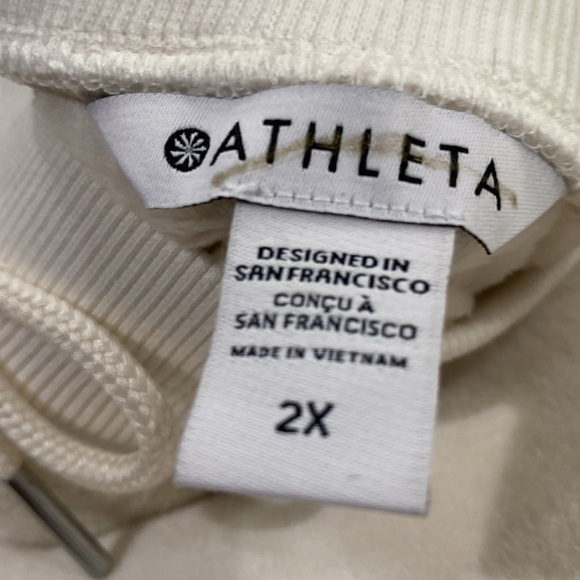 Athleta Recover Cozy Jogger NWT Cream color - Picture 5 of 6